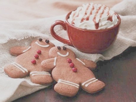 Cozy coffee breakfast