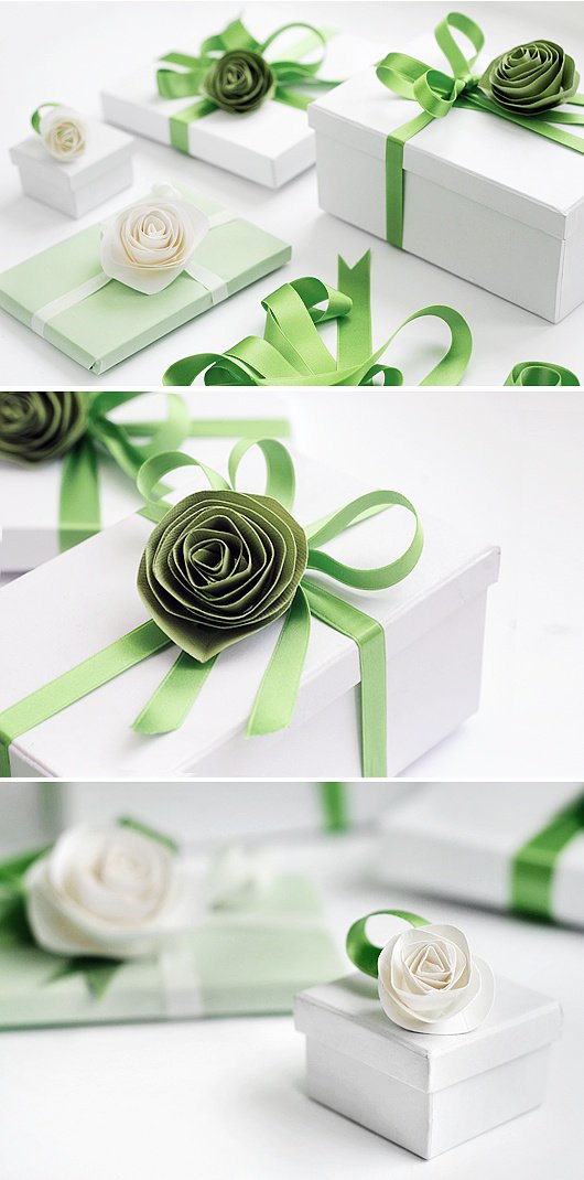 Festive patterned packages