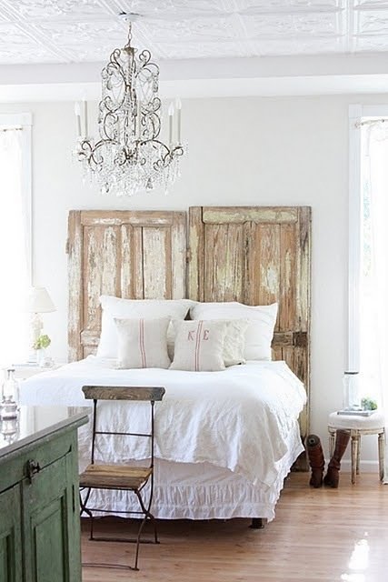 Creative reuse of wooden door