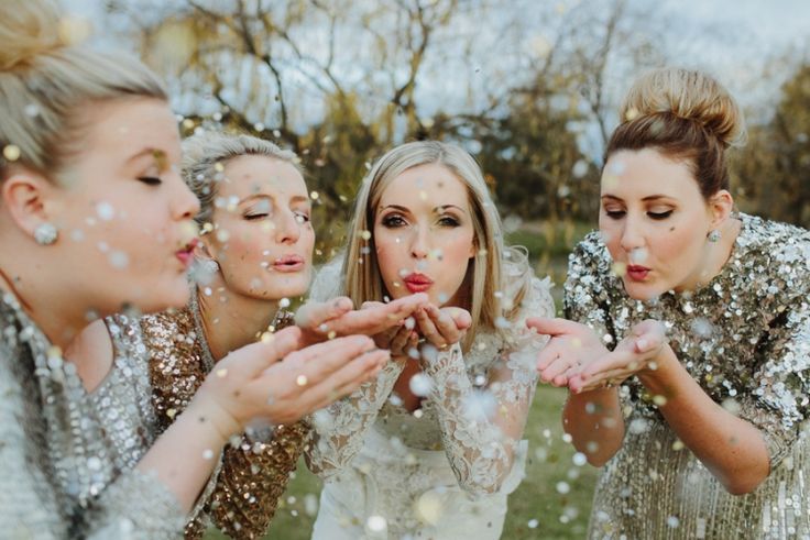 Winter wedding photography idea