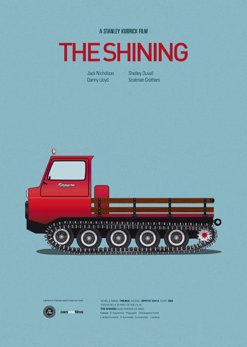 The Shining car poster