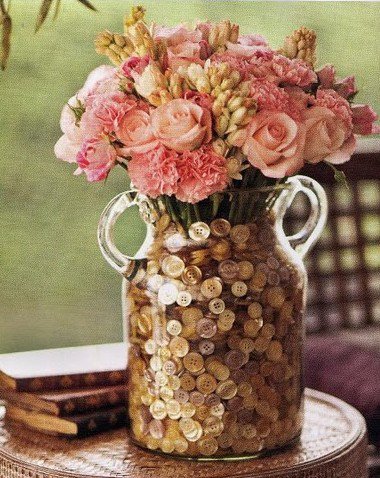 Mixed button craft idea