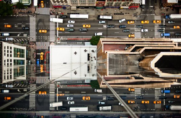 Navid Baraty aerial intersection photograph