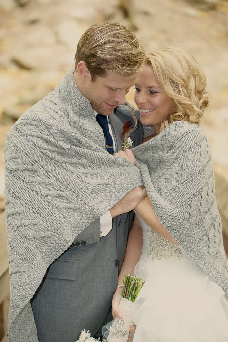 Winter wedding photography idea