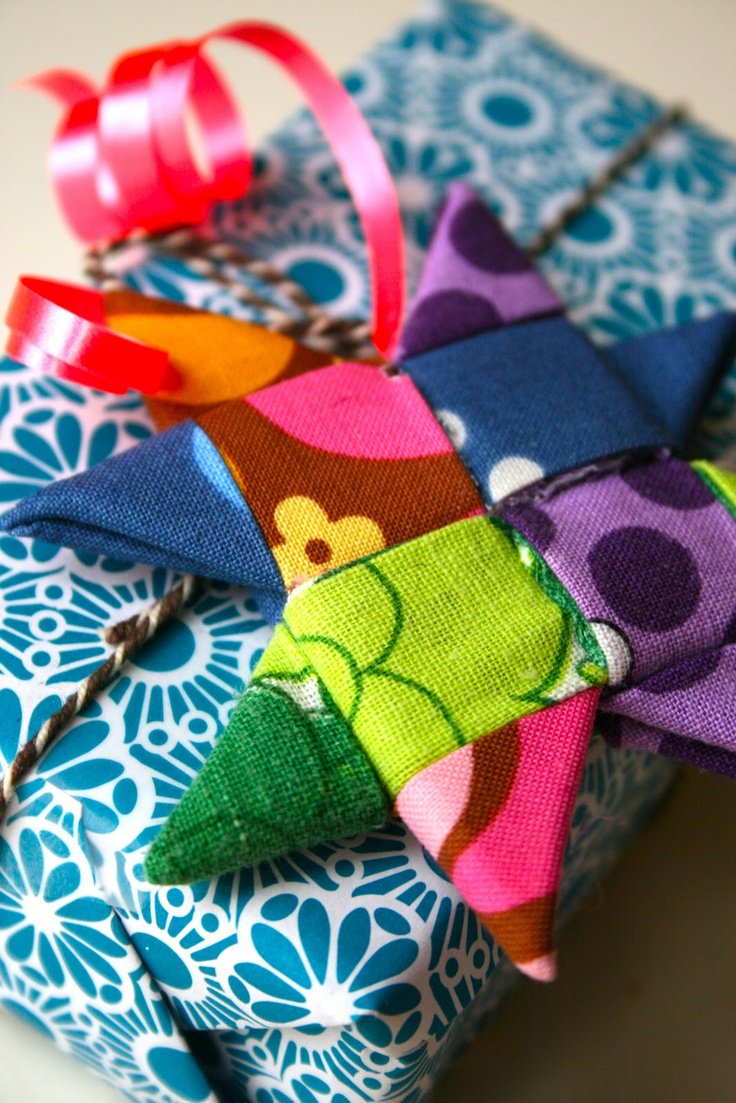 Handmade star gift decoration