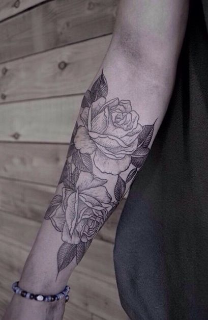 Rose tattoo design inspiration