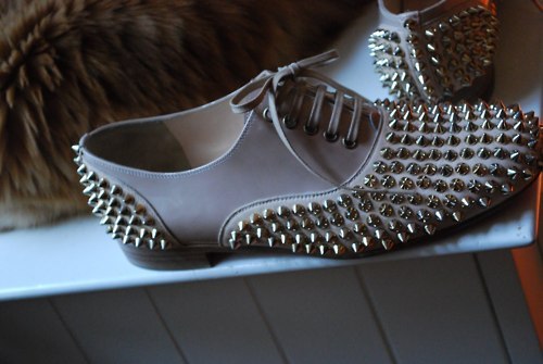 studded grey