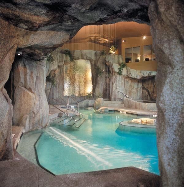 Elegant indoor pool architecture