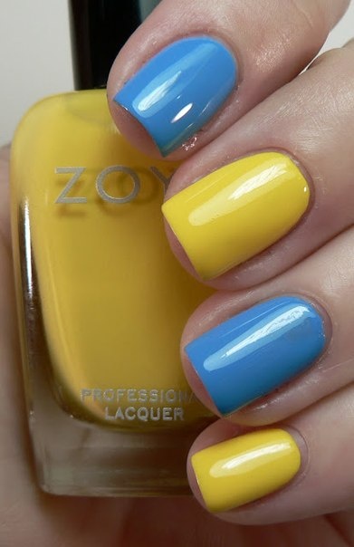 Sunset gradient summer nails