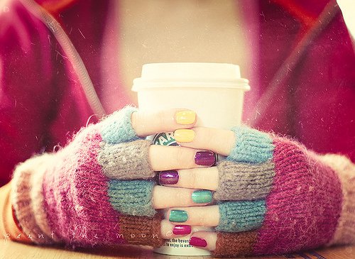 Hot coffee winter interior