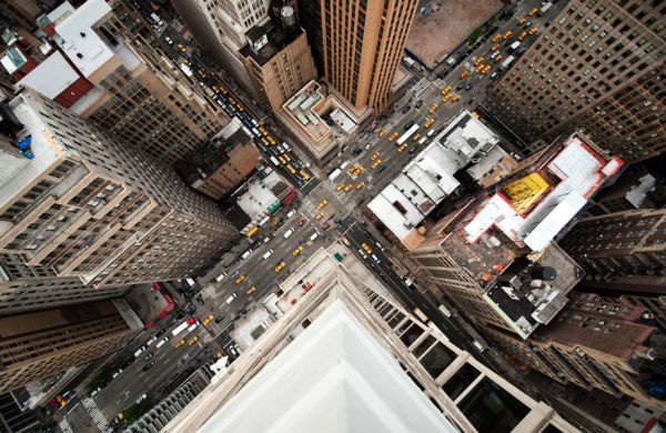 Rooftop view of intersection by Navid Baraty