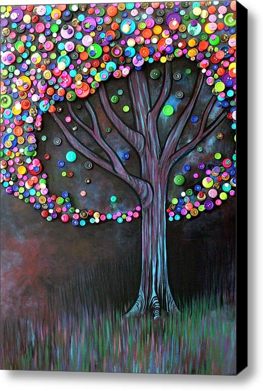 Button home decor craft