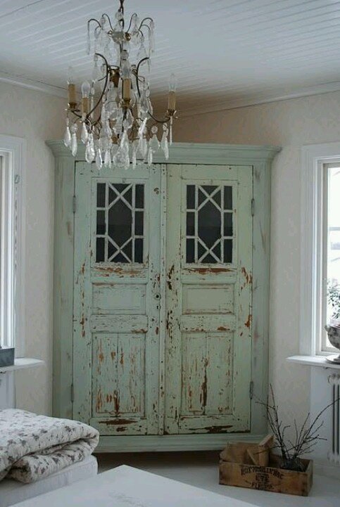 DIY furniture from antique door