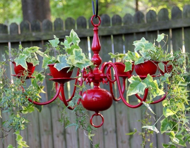 Handmade outdoor planter