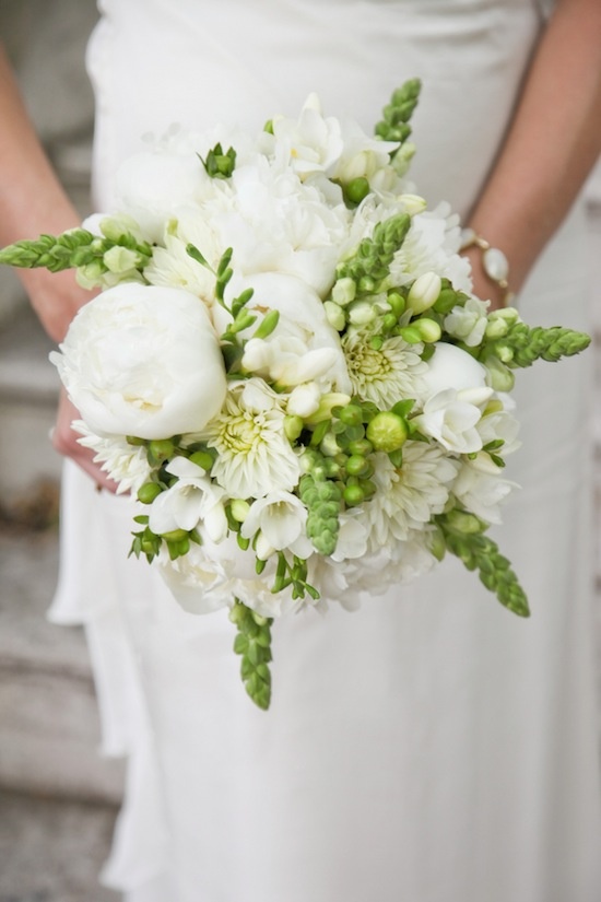 Mixed bloom bridal bouquet design