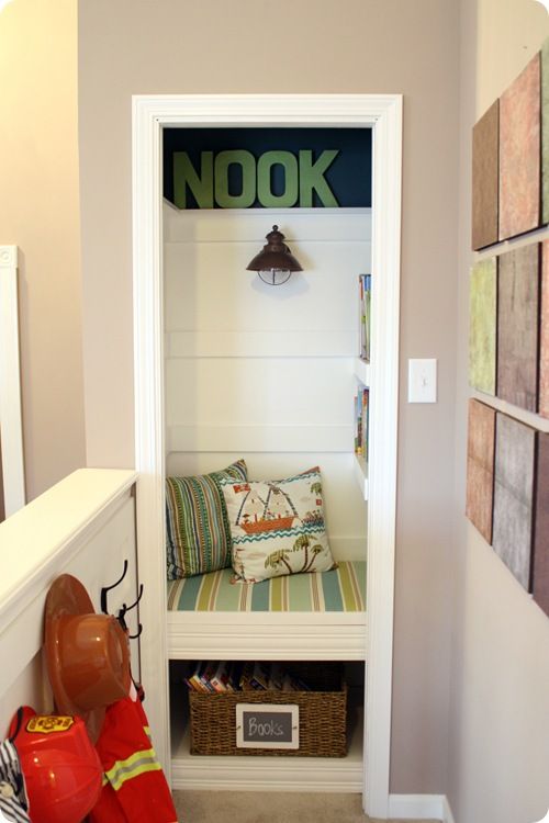 Creative old door upcycle example