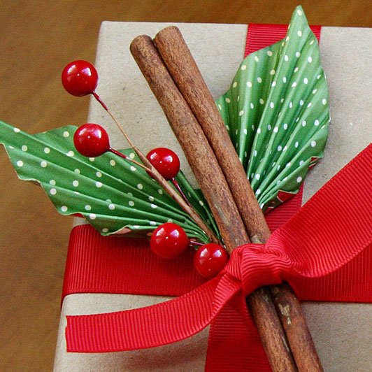 Elegant Christmas gift wrap