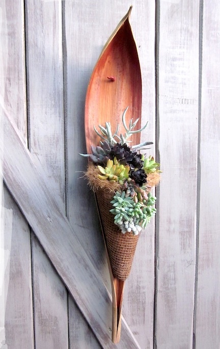 Finished DIY garden planter