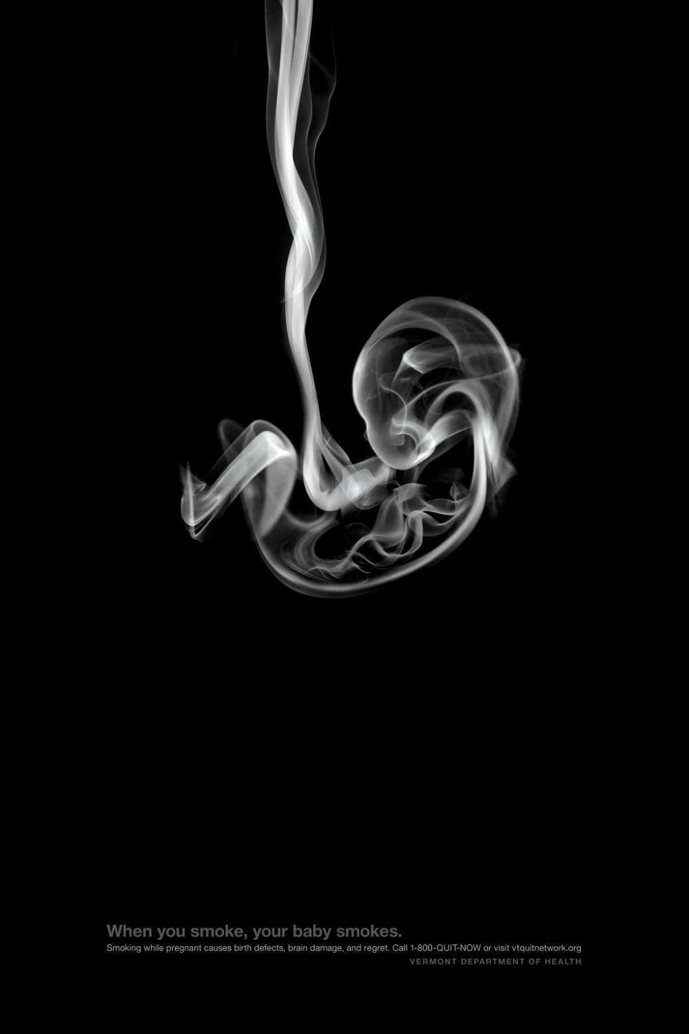 Vermont Department of Health smoking pregnancy ad