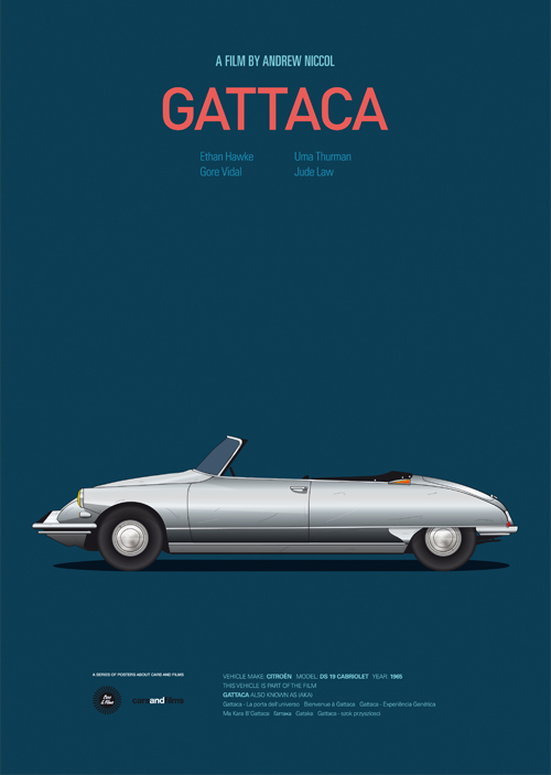 Gattaca car illustration