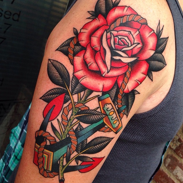 Rose tattoo design inspiration