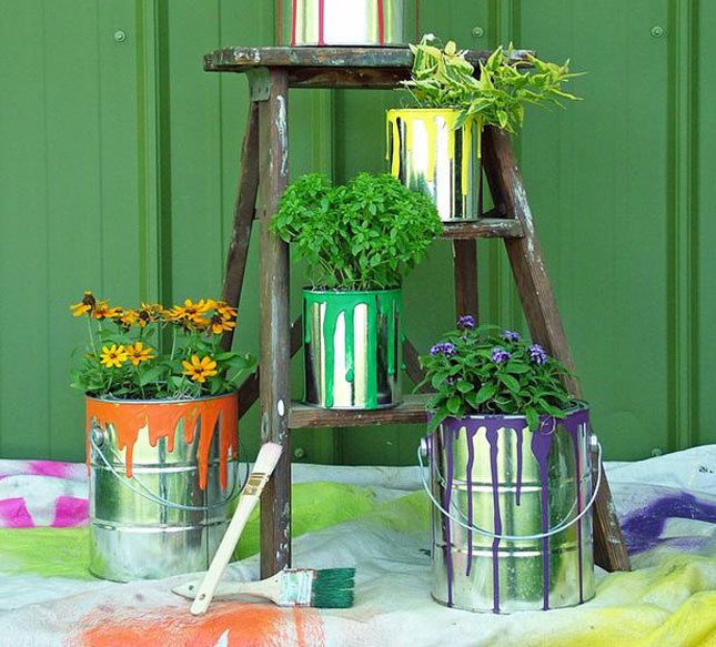 Creative garden planter project