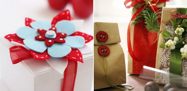Creative recycled wrapping