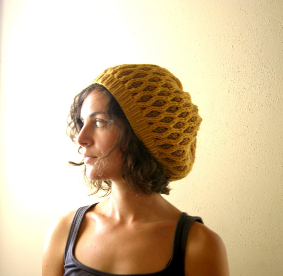 Handmade knit hat example 7