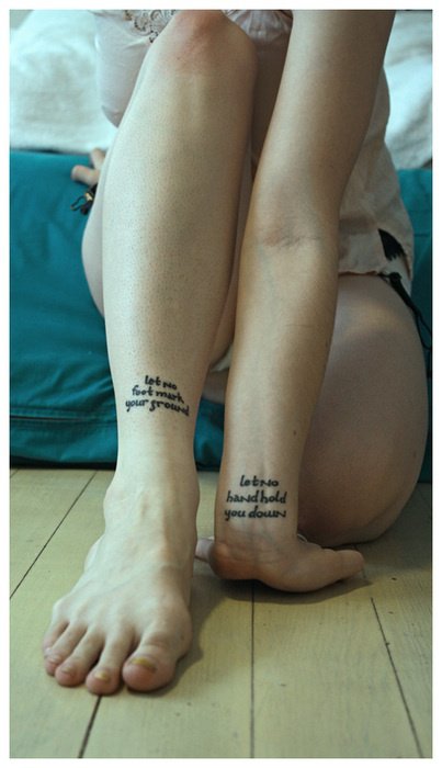 let no foot mark your ground - let no hand hold you down