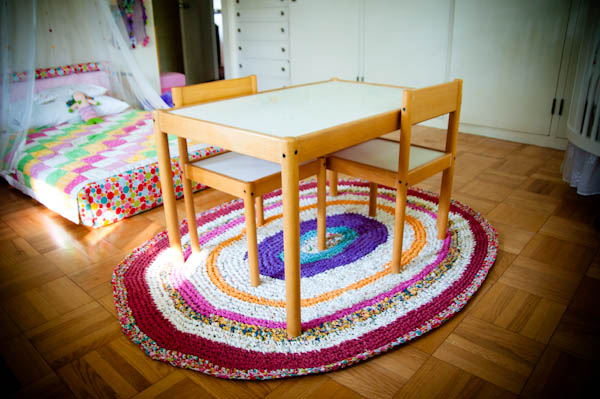 Rag rug DIY project