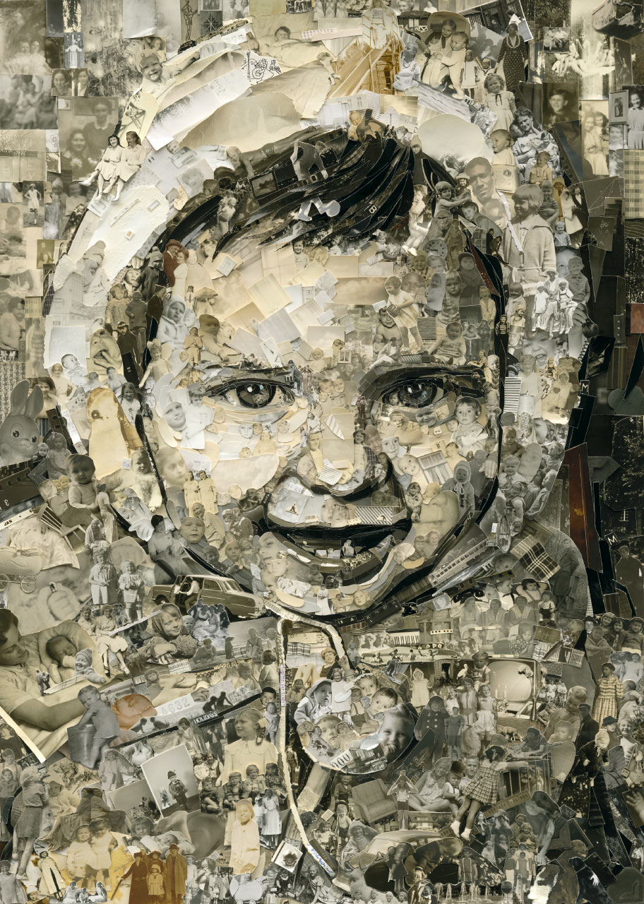 Vik Muniz portfolio collage photograph