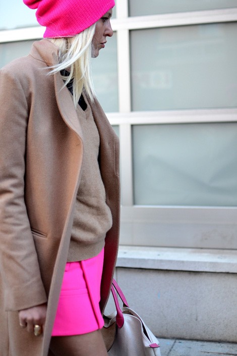 Hot-Pink-Fashion-Pieces04 Hot pink dress styling idea