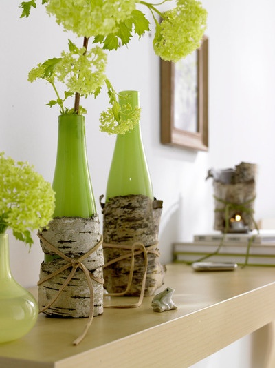 Sequined wine bottle