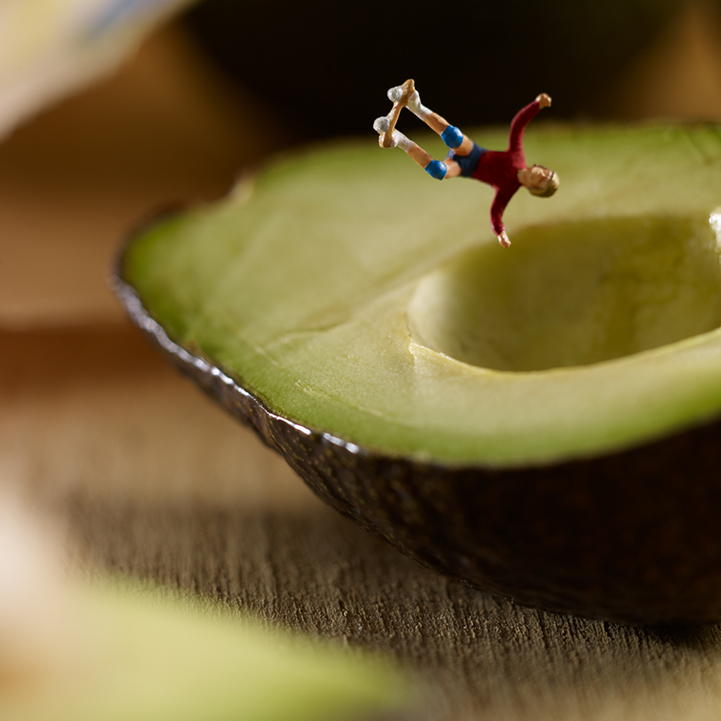 Minimiam scene with produce