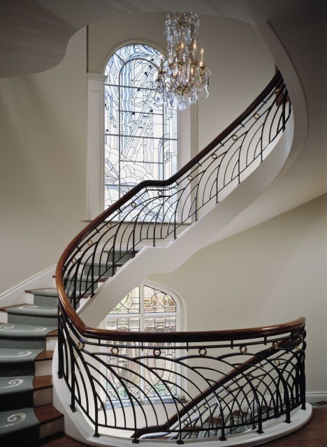 Unusual interior stair design