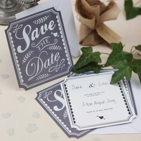Circular motif save-the-date