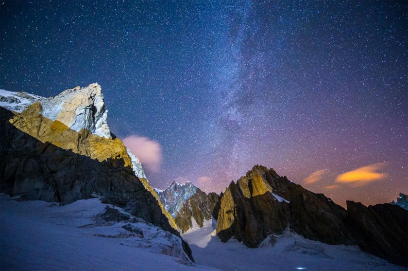 Winter alpine landscape example 8