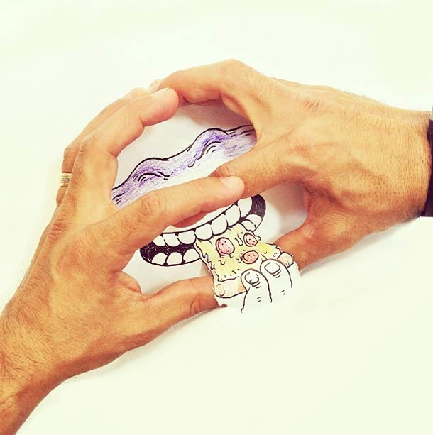 Playful hybrid illustration