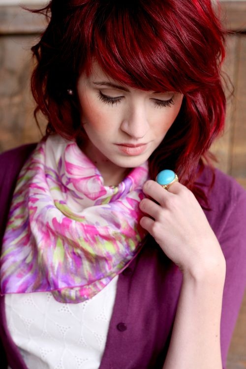 Ruby red hair length