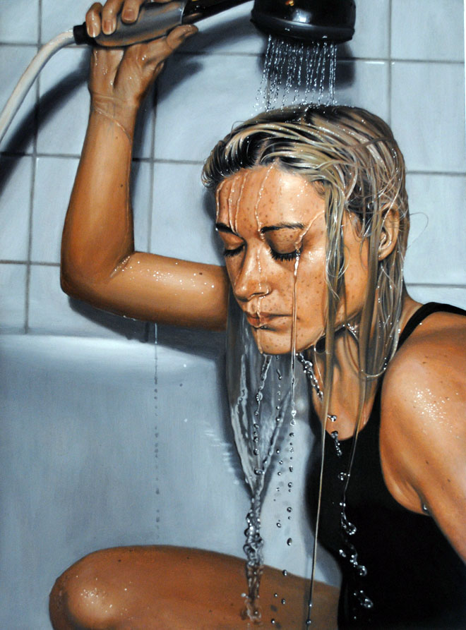 Oil painting by Linnea Strid