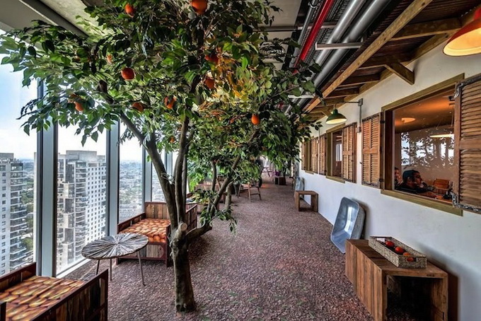 Google Tel Aviv cafeteria design