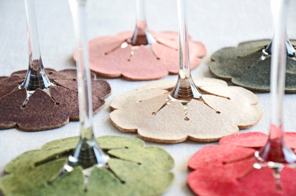 Minimal handmade coasters
