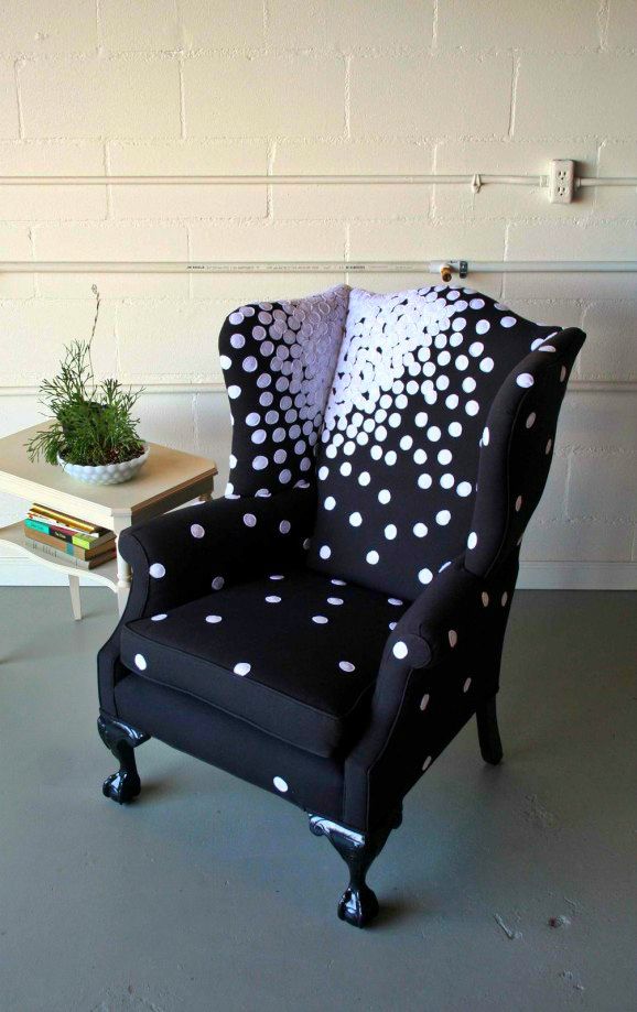Sculptural armchair for home interiors