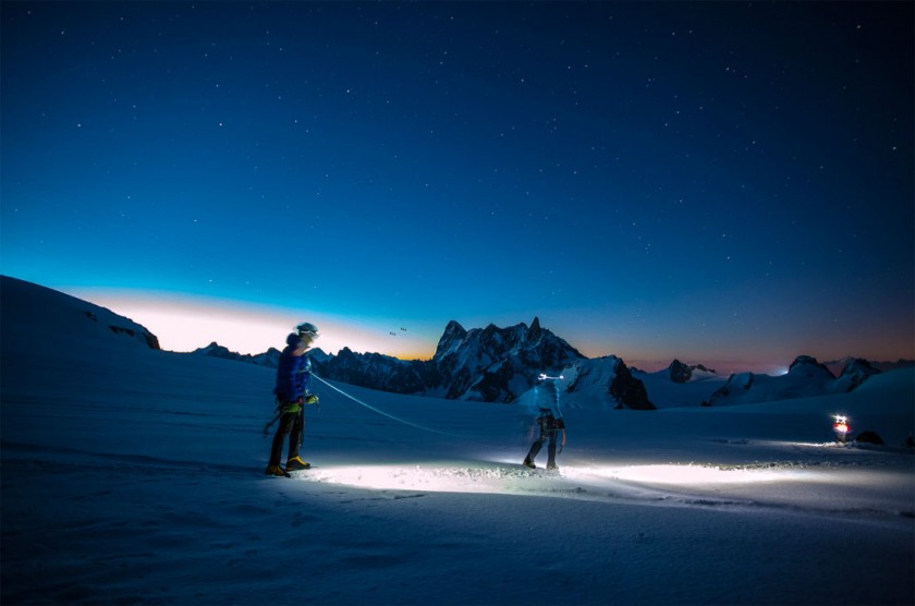 Winter alpine landscape example 6