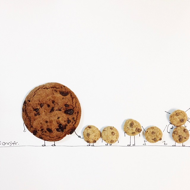 Playful object doodle by Ann Jaafar