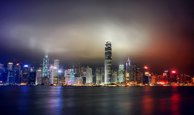 Scenic landscape photograph with balanced exposure
