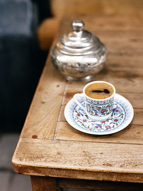 Morning caffeinated ritual