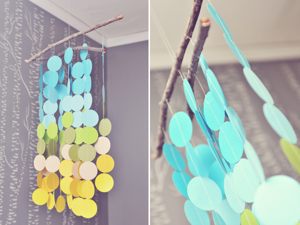 Color Palette Crib Mobile sherry