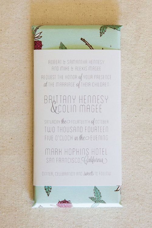 Tall illustrated save-the-date