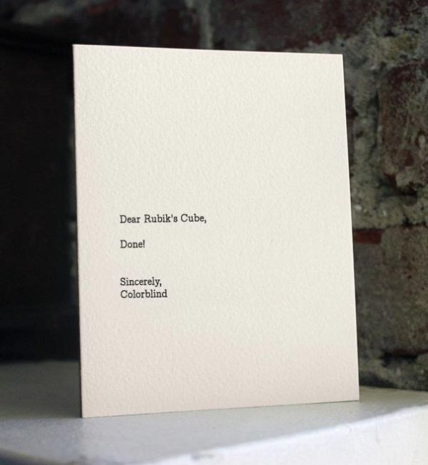 Dear Blank Please Blank typography